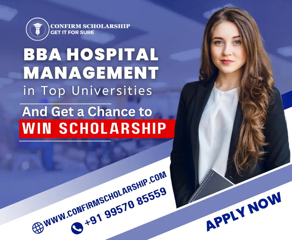 BBA IN HOSPITAL MANAGEMENT NSHM CONFIRM SCHOLARSHIP