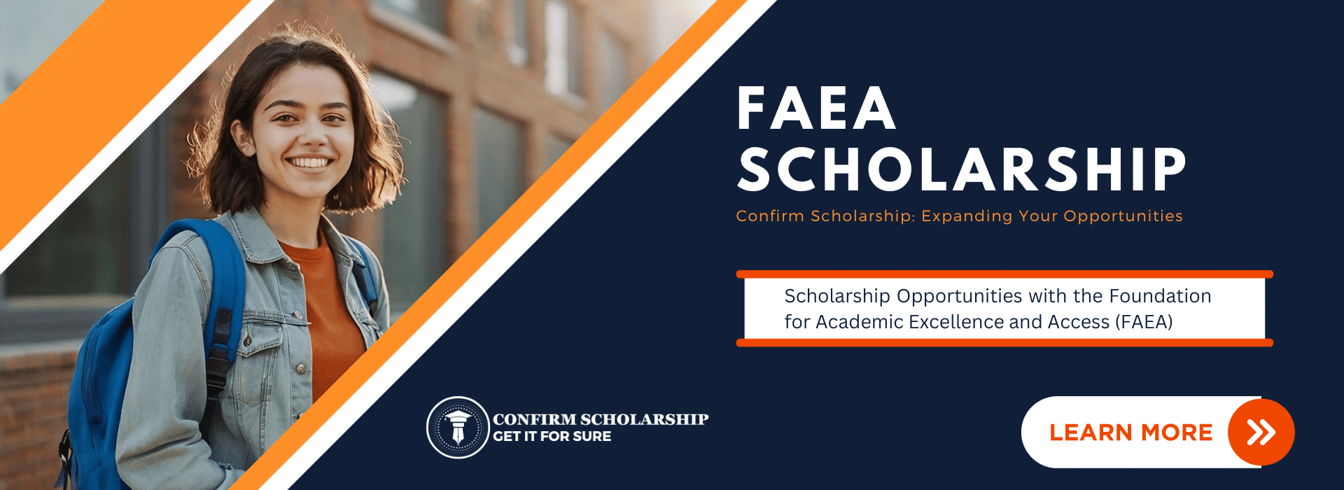 FAEA Scholarship - confirm scholarship