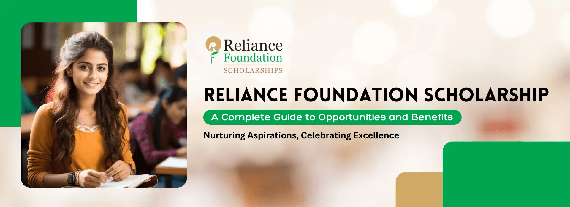 Reliance Foundation Scholarship- confirm scholarship