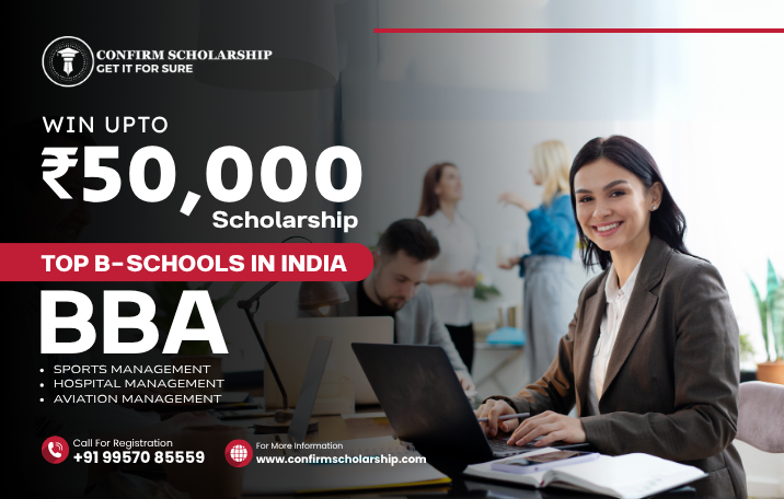 Get 50000 scholarship in bba confirm scholarship