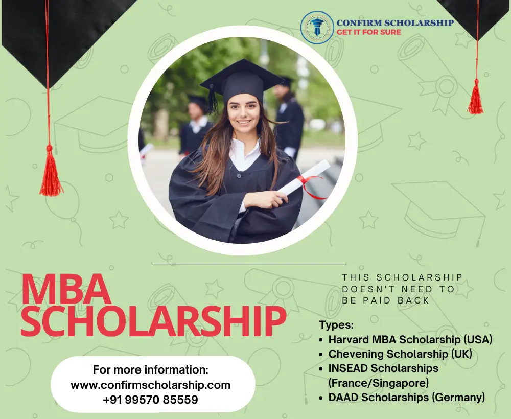 MBA Scholarship Confirm Scholarship